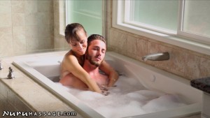 Nurumassage stepmom draws bath for son