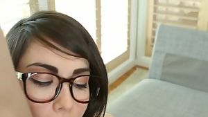 Passion-hd - nerdy emily grey takes a study break to suck and fuck