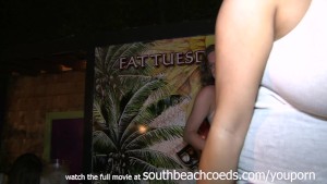 Short and sweet key west wet tittie contest at a bar