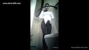 peeping blondes go to toilet.73