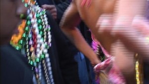 Show me your breasts if you want the beads - distinctive