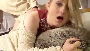 Her sunday best - fuck & dripping cum in hungry blondes mouth after church!
