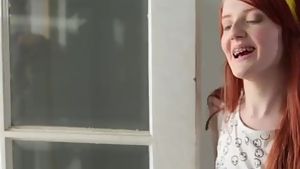 Bracefaced - cute ginger fucks her dad's friend