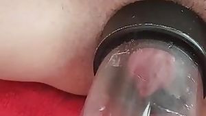 Wife pumping pussy.....ends in mutual cum