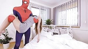 VR PORN-Spider-Man: XXX Parody with sexy teen Gina