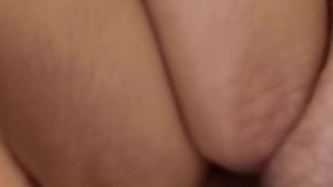 Extreme close up. teen pussy play & creampie