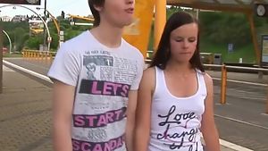 Teen sensation - young girl and young boy in love.mp4